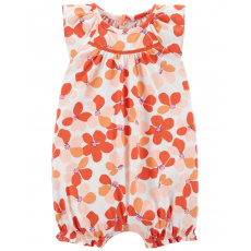 CARTER'S Overal letní Orange Floral dívka NB/vel. 56