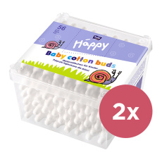 2x BELLA HAPPY - Vatové tyčinky 56 ks