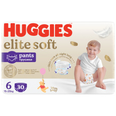 HUGGIES® Kalhotky plenkové jednorázové 6 Extra Care Pants (15-25 kg) 30 ks