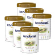 6x KENDAMIL Mléko počáteční BIO Nature 1 DHA+ (800 g) 0m+