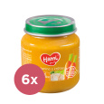 6x HAMI Zelenina s krůtím masem 125 g - maso-zeleninový příkrm