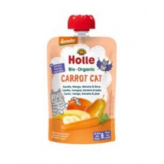 HOLLE Carrot Cat Bio pyré mrkev mango banán hruška 100 g (6+)