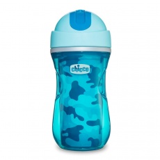 CHICCO Hrneček Sport termo s brčkem 266 ml modrý 14m+