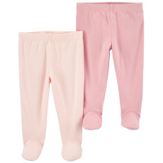 CARTER'S Polodupačky Pink Stripes holka 2ks 3m/vel. 62