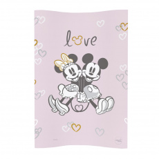 CEBA Podložka přebalovací měkká COSY (50x70) Disney Minnie & Mickey Pink