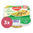 3x HAMI Talířek masozeleninový Mini-makaróny se zeleninou a smetanou 230g, 12+